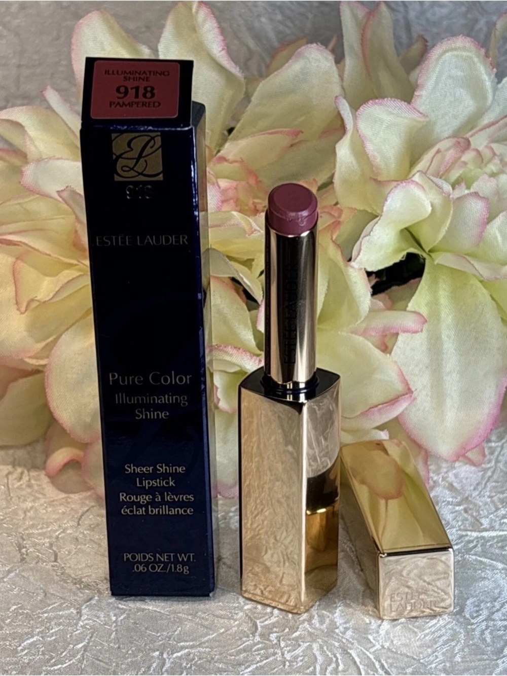 Estee Lauder Pure Color Illuminating Shine Sheer - 918 Pampered - NIB FS